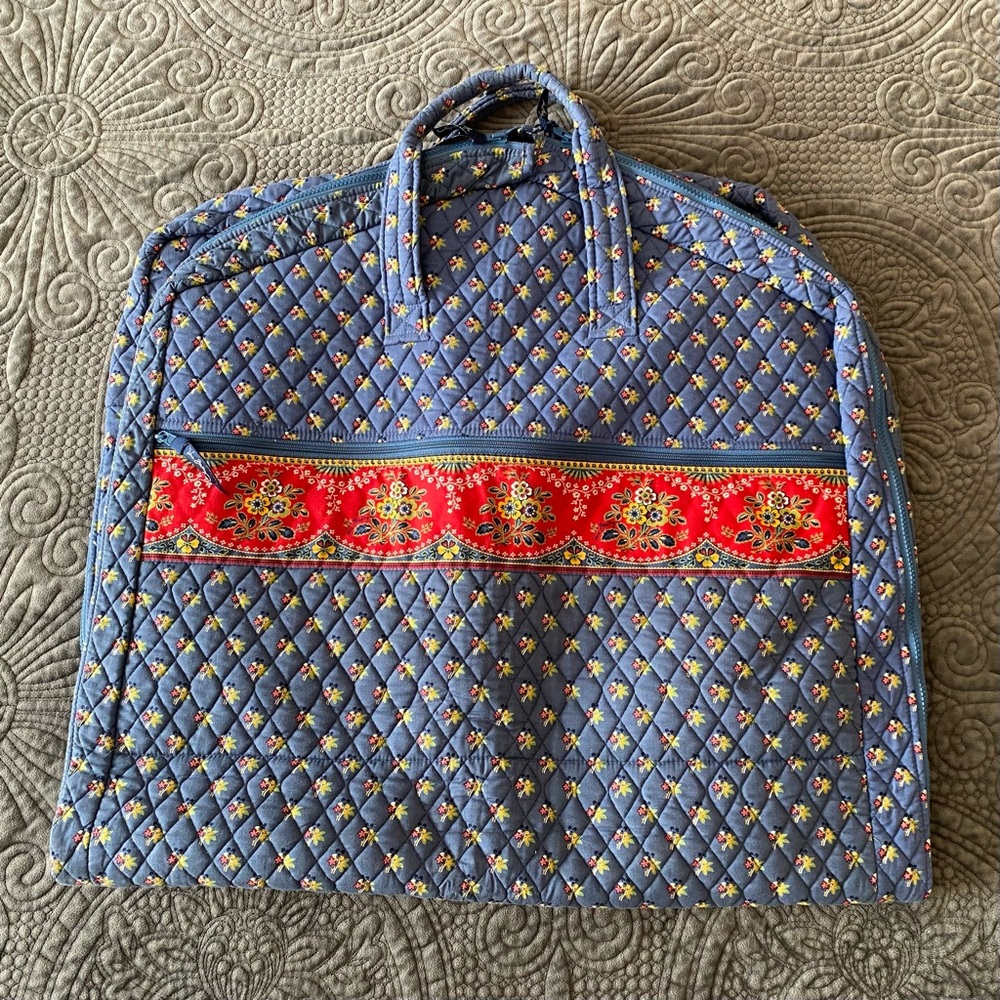 Vera Bradley Garment Bag Emily Retired Pattern Euc Gem